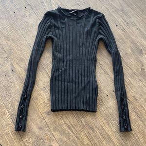 Black top shop long sleeve